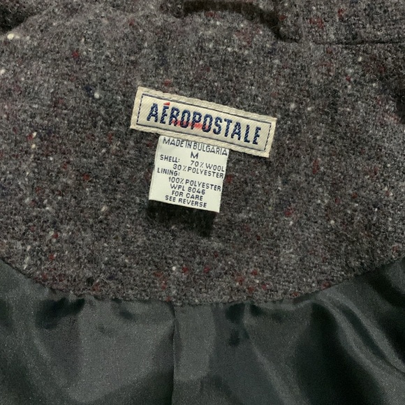 Aeropostale | Sz M grey wool jacket - Picture 4 of 4
